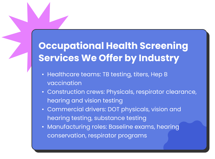 health screening graphic
